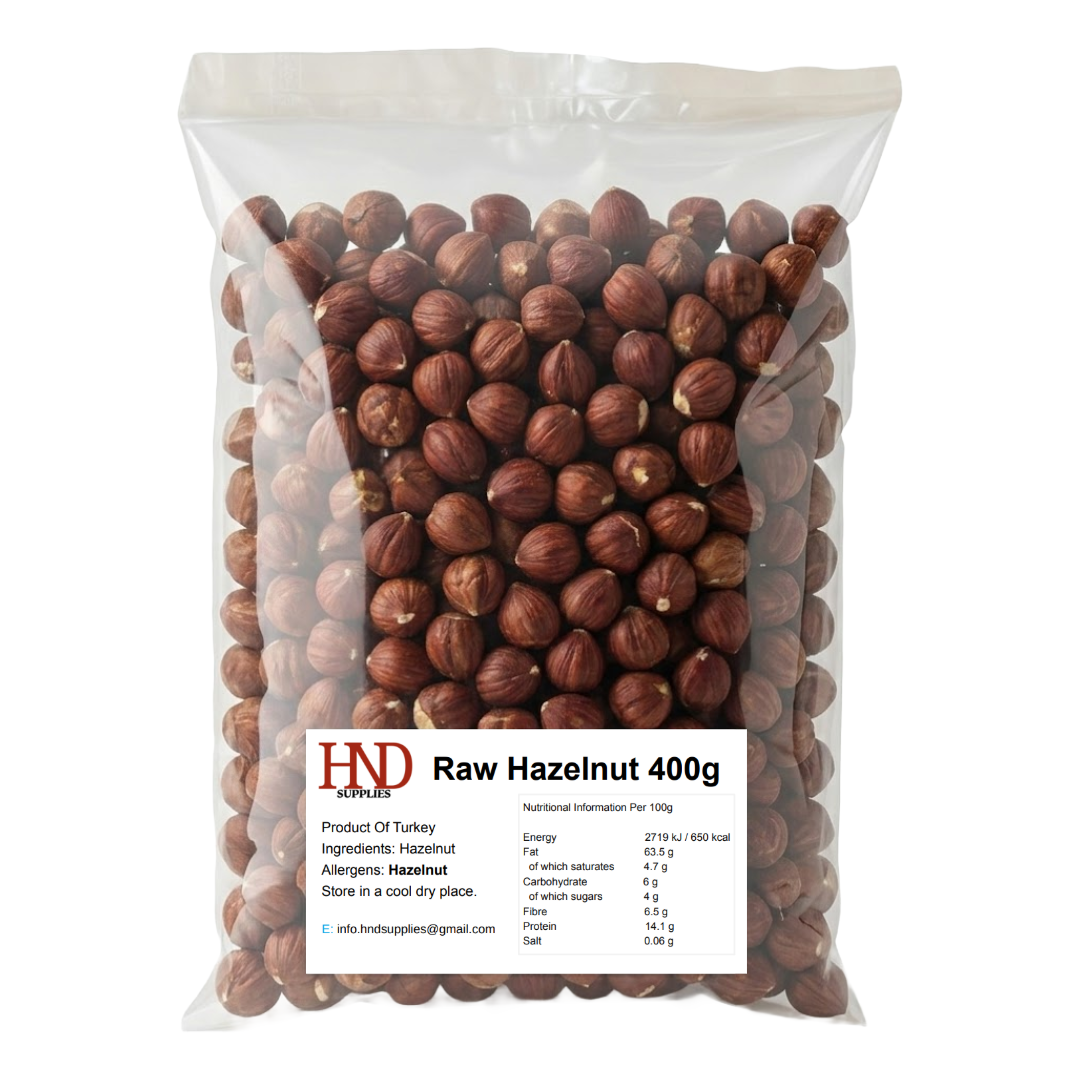 Raw Hazelnuts 400g